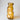 Jarrón Cristal Irregular Amarillo